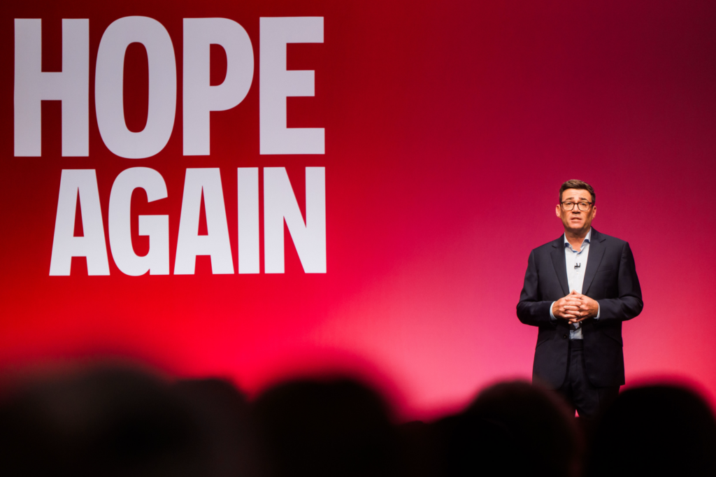 Andy Burnham's speech to conference: 'Hope Again.'